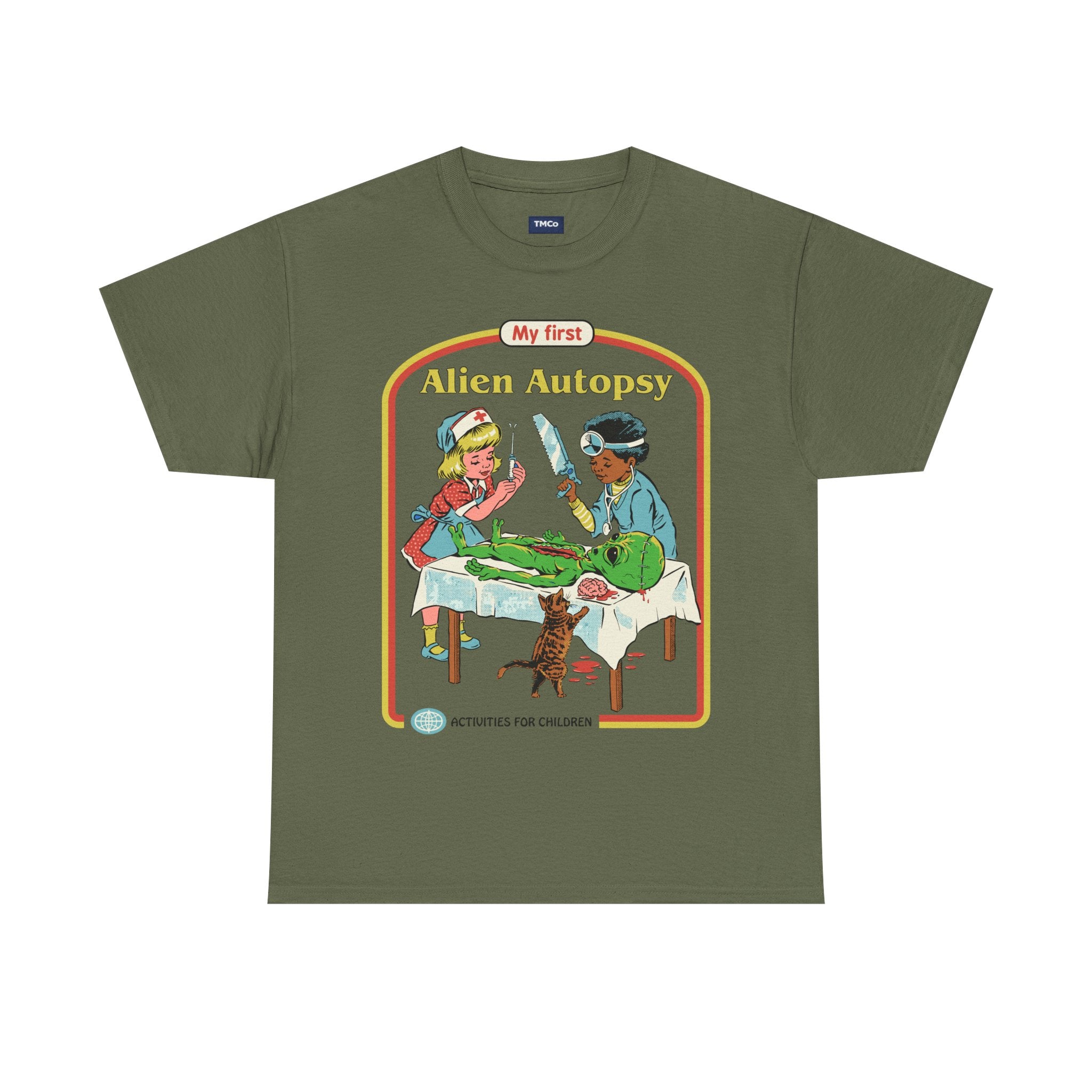 Alien Autopsy Tee — Retro Kids' Style Sci‑Fi Graphic T-Shirt