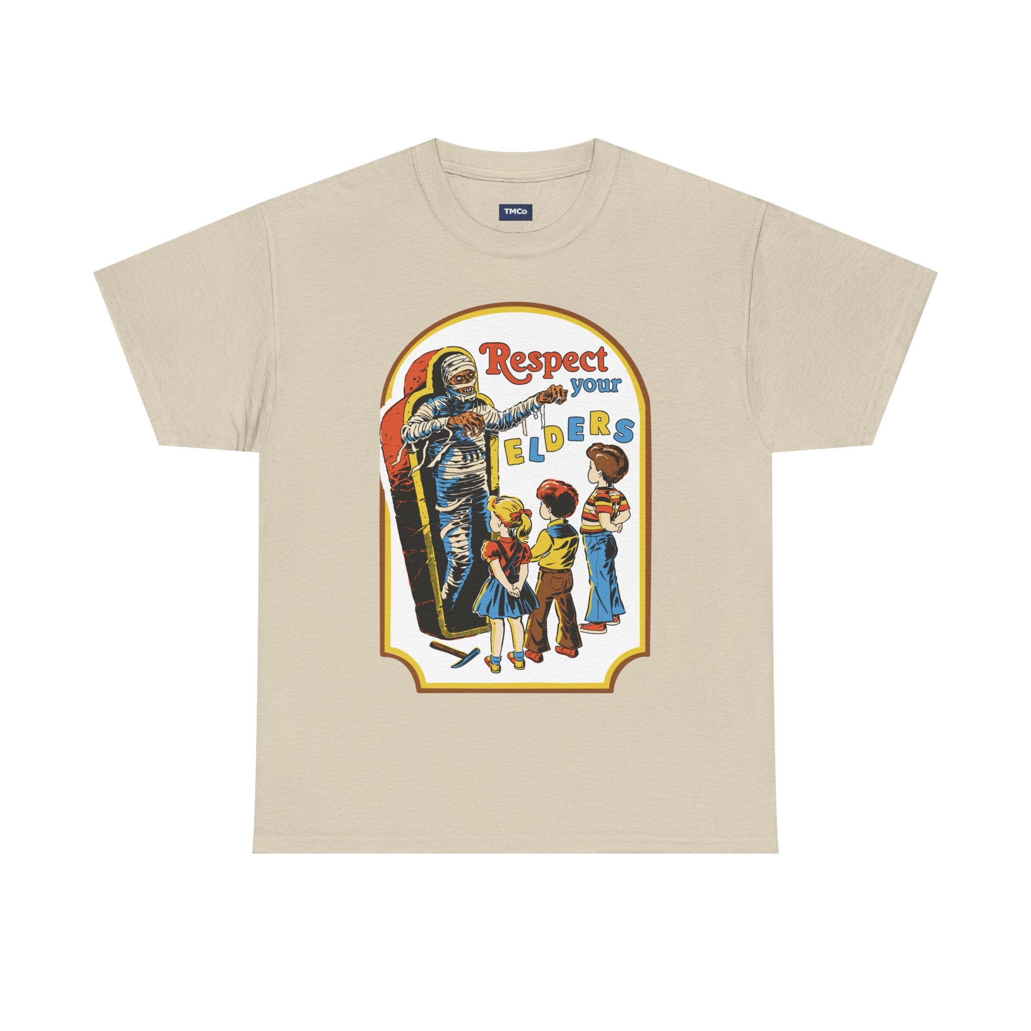 Respect Your Elders T-Shirt — Vintage Retro Kids Illustration Tee