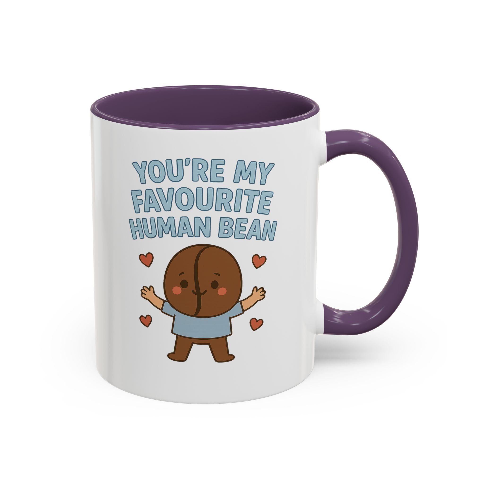 Coffee Mug — "You're My Favourite Human Bean" Cute Coffee Bean Gift