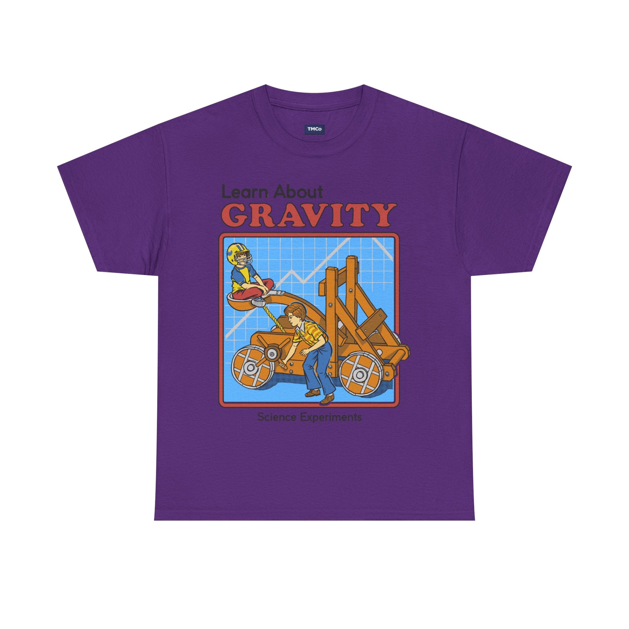 Gravity Science T-Shirt — Learn About Gravity Vintage Science Experiment Tee