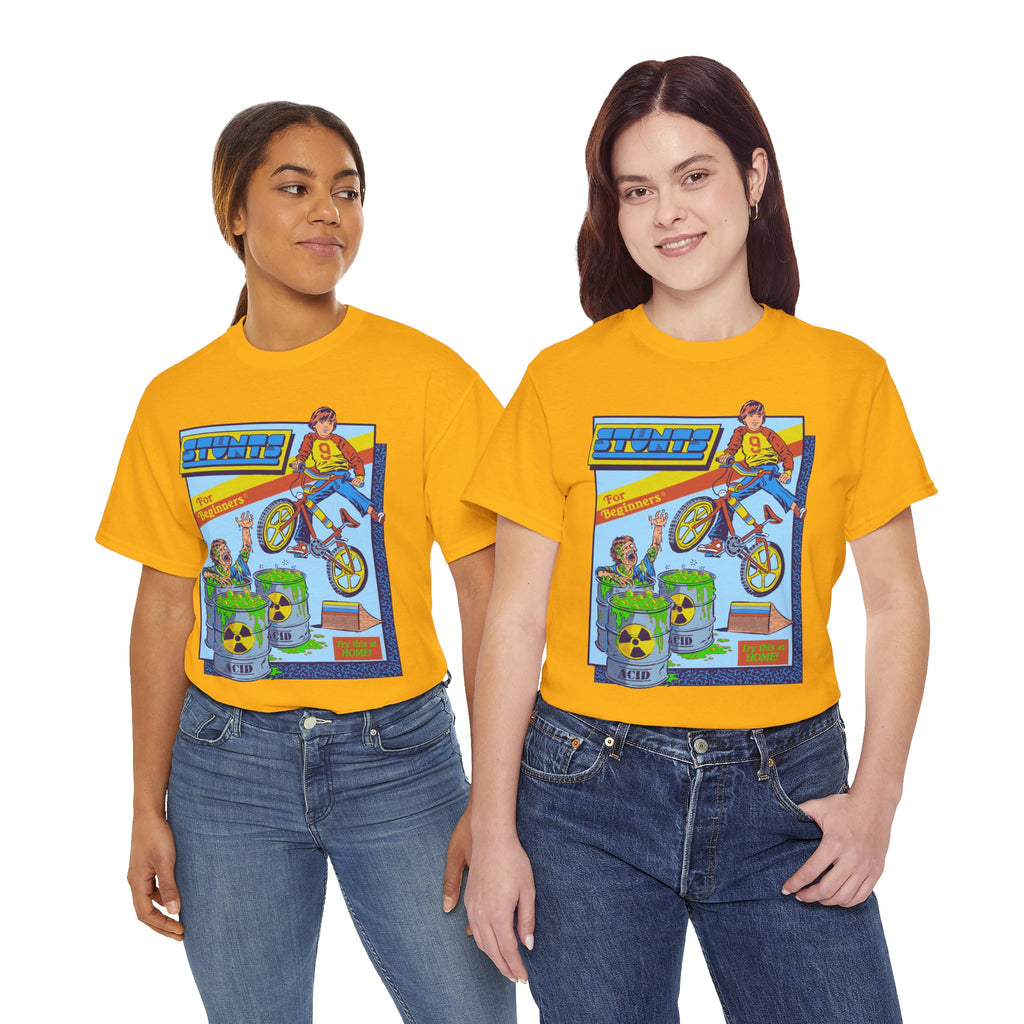 BMX Radioactive Stunt T-Shirt — Retro Bike Graphic Tee