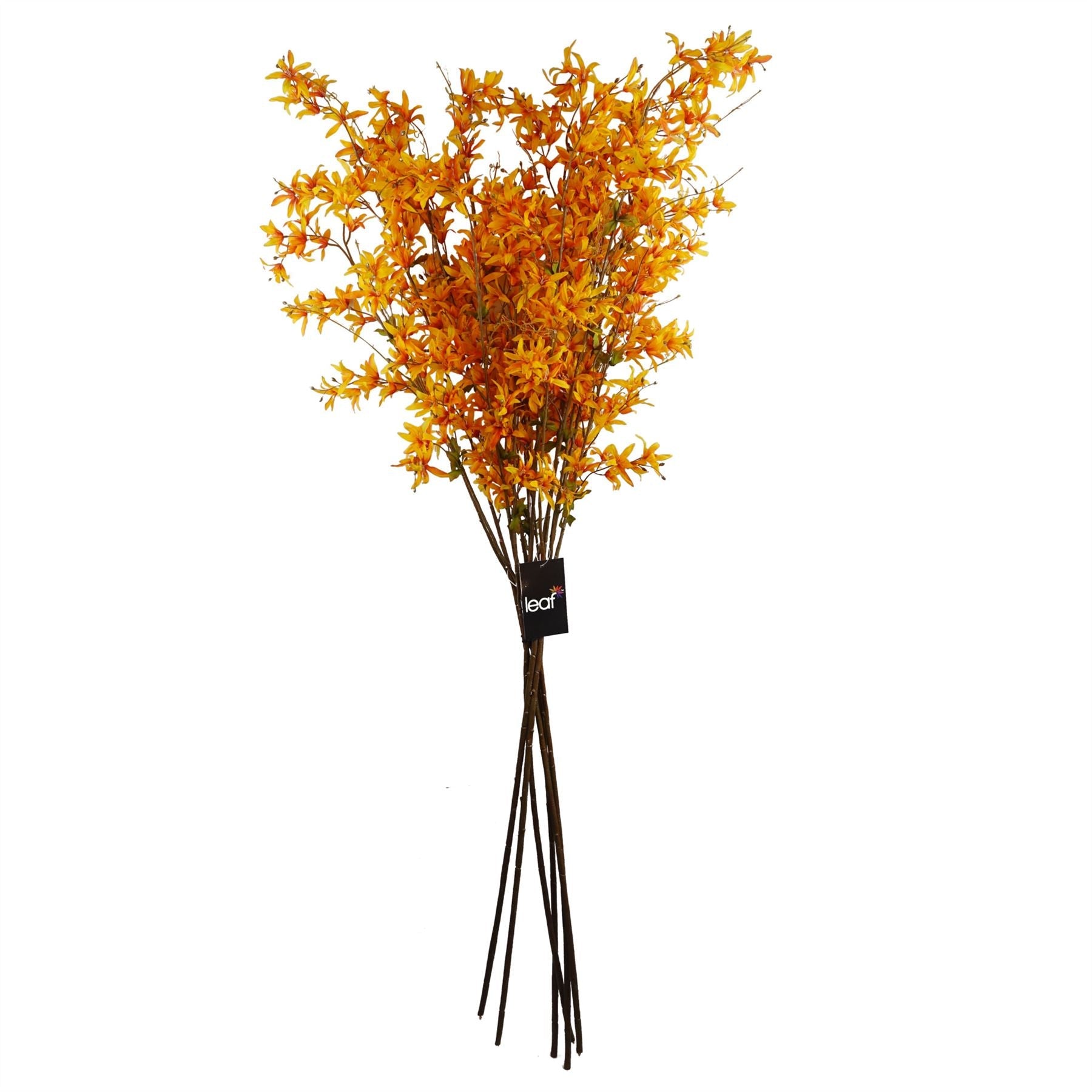 Leaf Design 6x 130cm Yellow Blossom Floral Spray Artificial-1