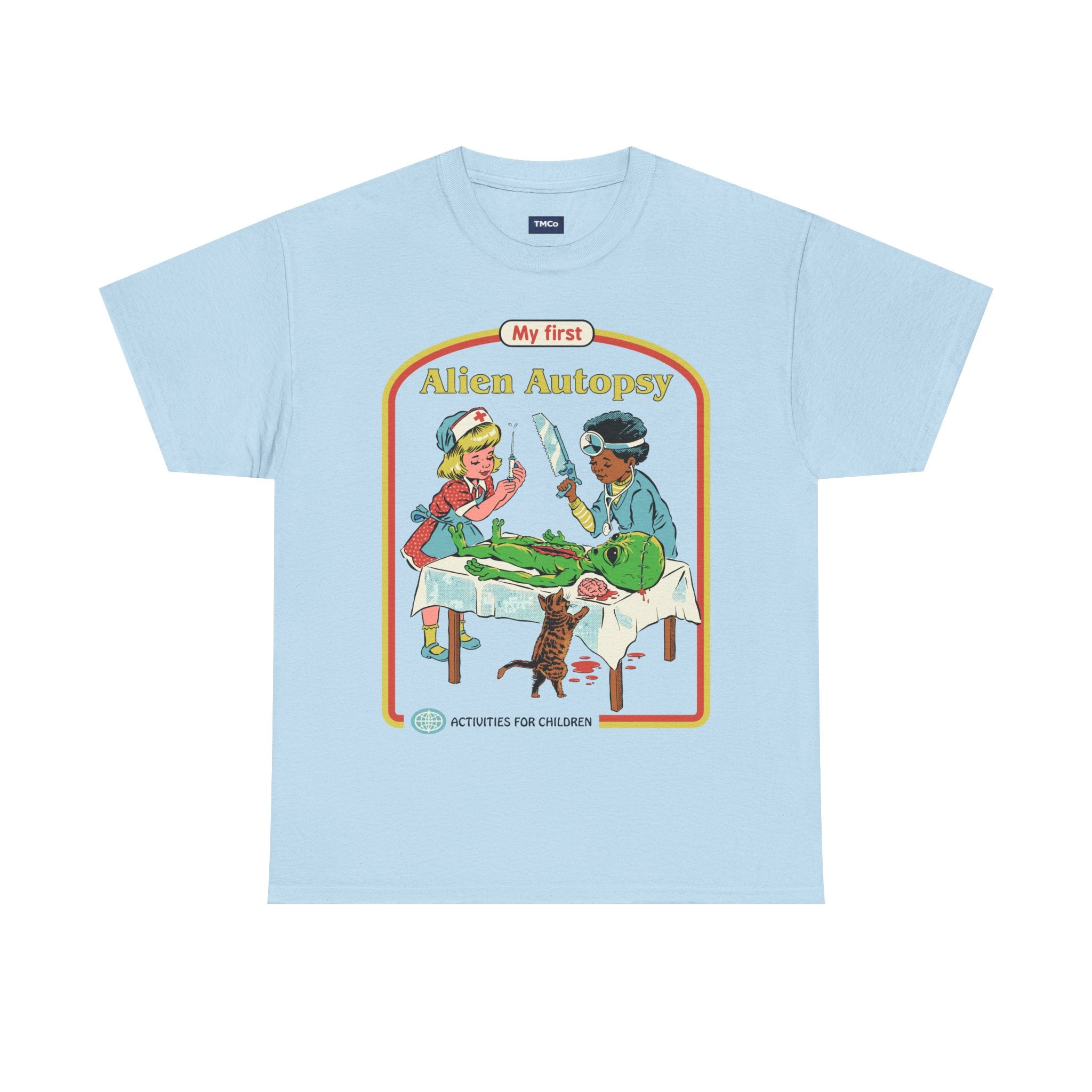 Alien Autopsy Tee — Retro Kids' Style Sci‑Fi Graphic T-Shirt