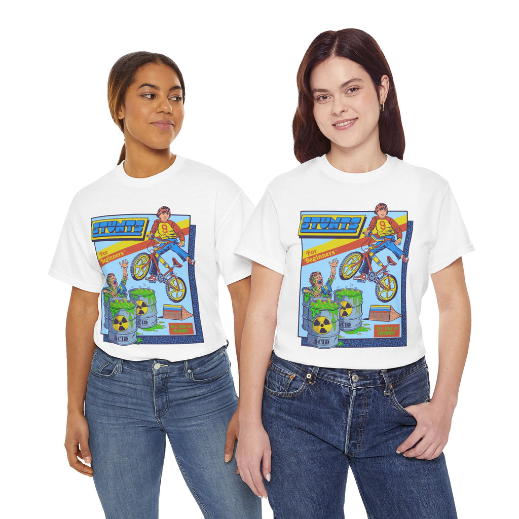 BMX Radioactive Stunt T-Shirt — Retro Bike Graphic Tee