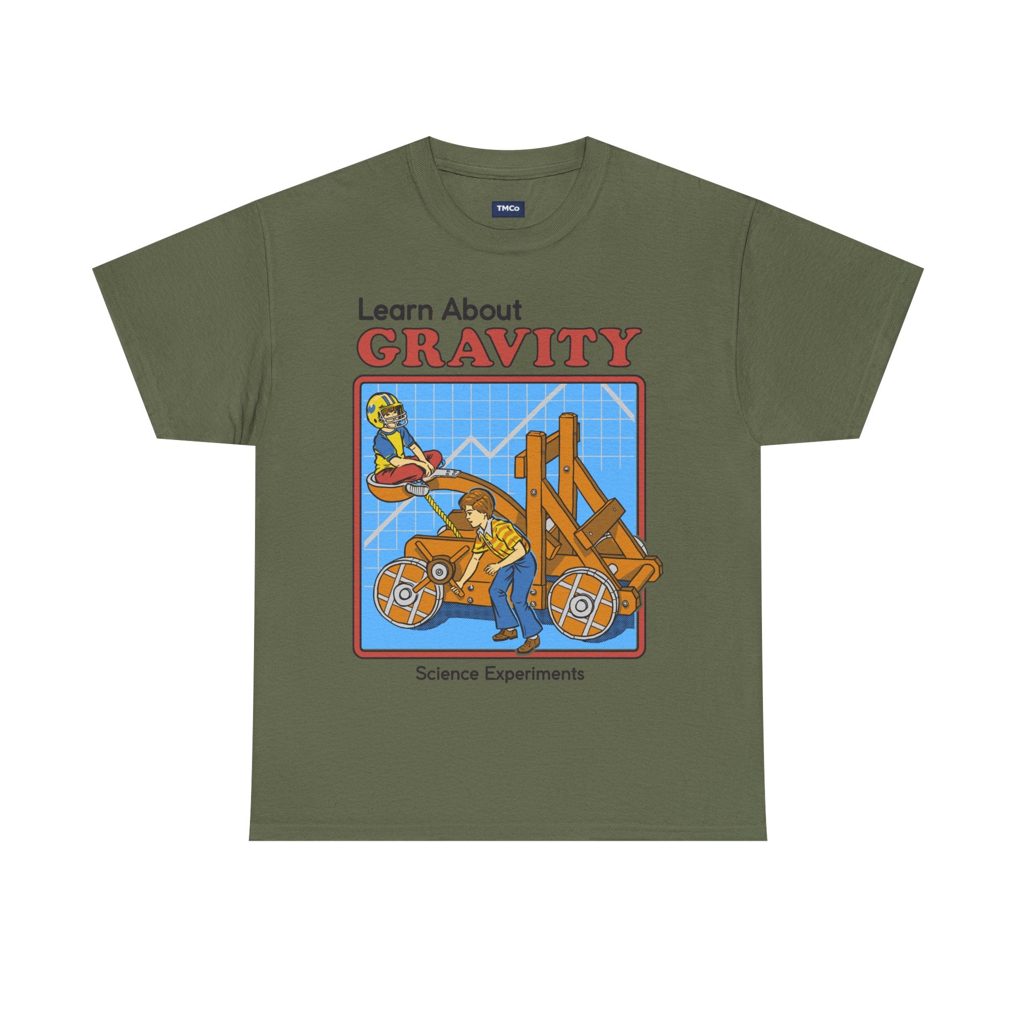 Gravity Science T-Shirt — Learn About Gravity Vintage Science Experiment Tee