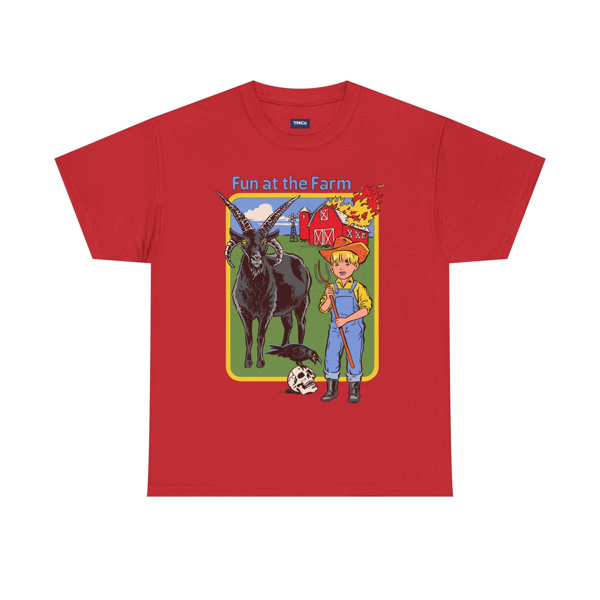Farm Kids Graphic Tee — "Fun at the Farm" Vintage Barnyard Shirt