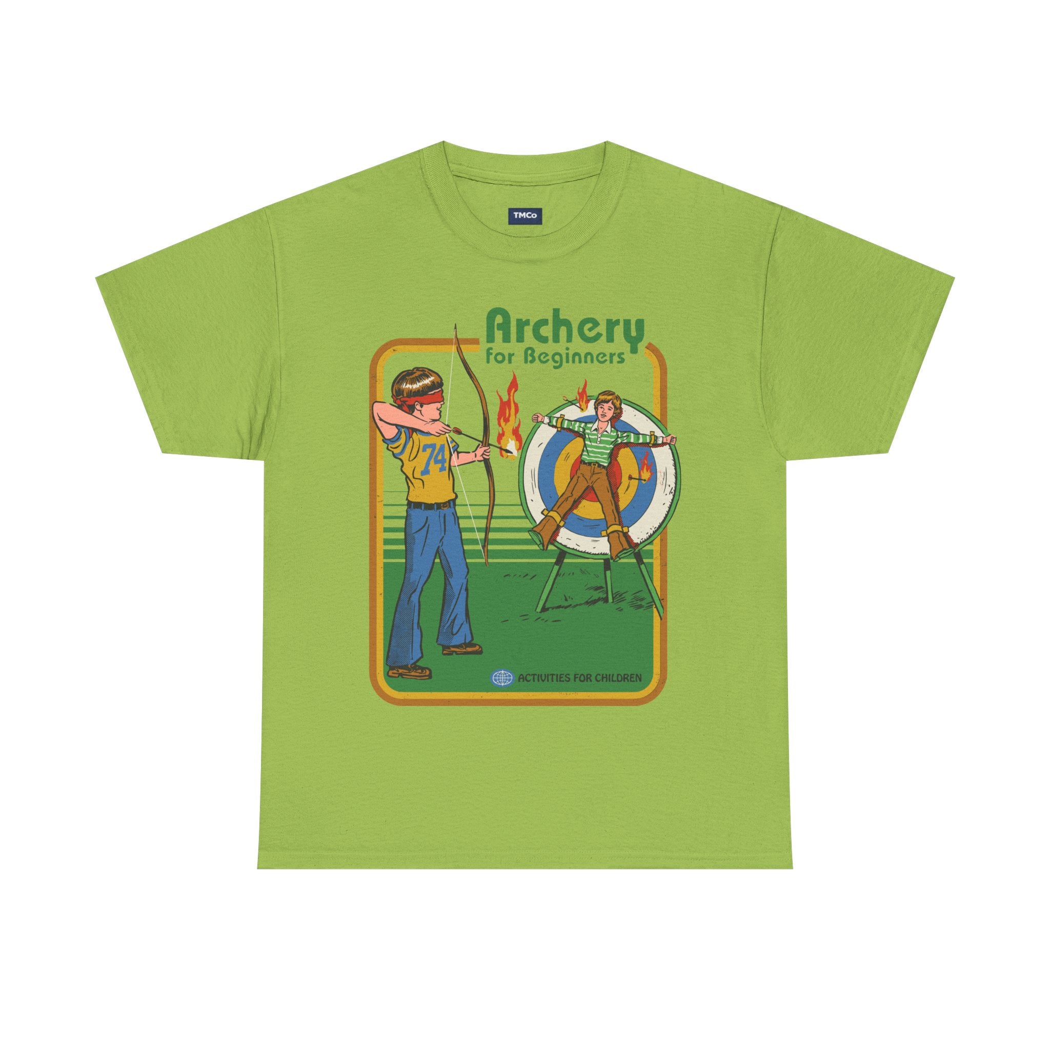 Archery for Beginners Tee - Retro Instructional Archery Graphic T-Shirt