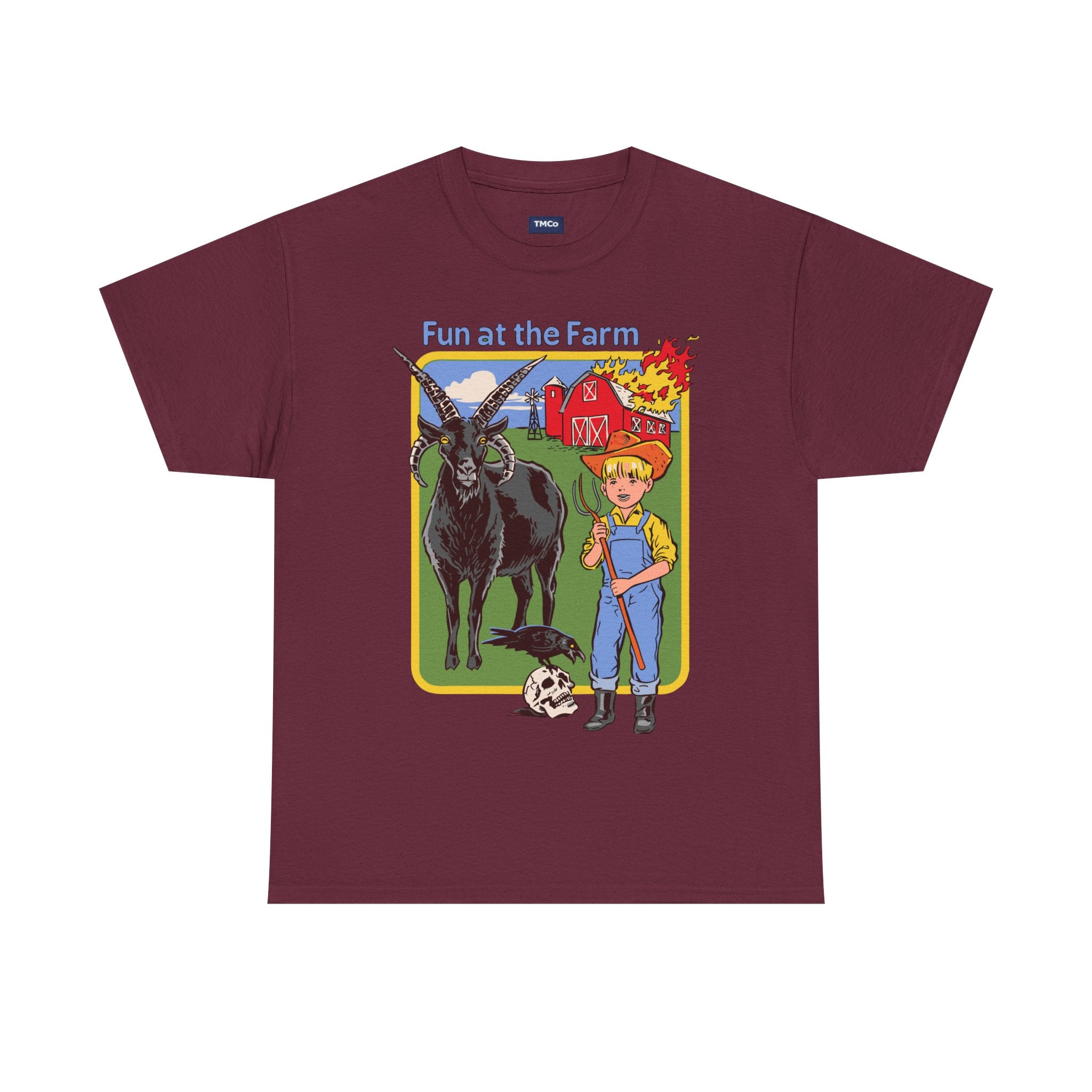 Farm Kids Graphic Tee — "Fun at the Farm" Vintage Barnyard Shirt