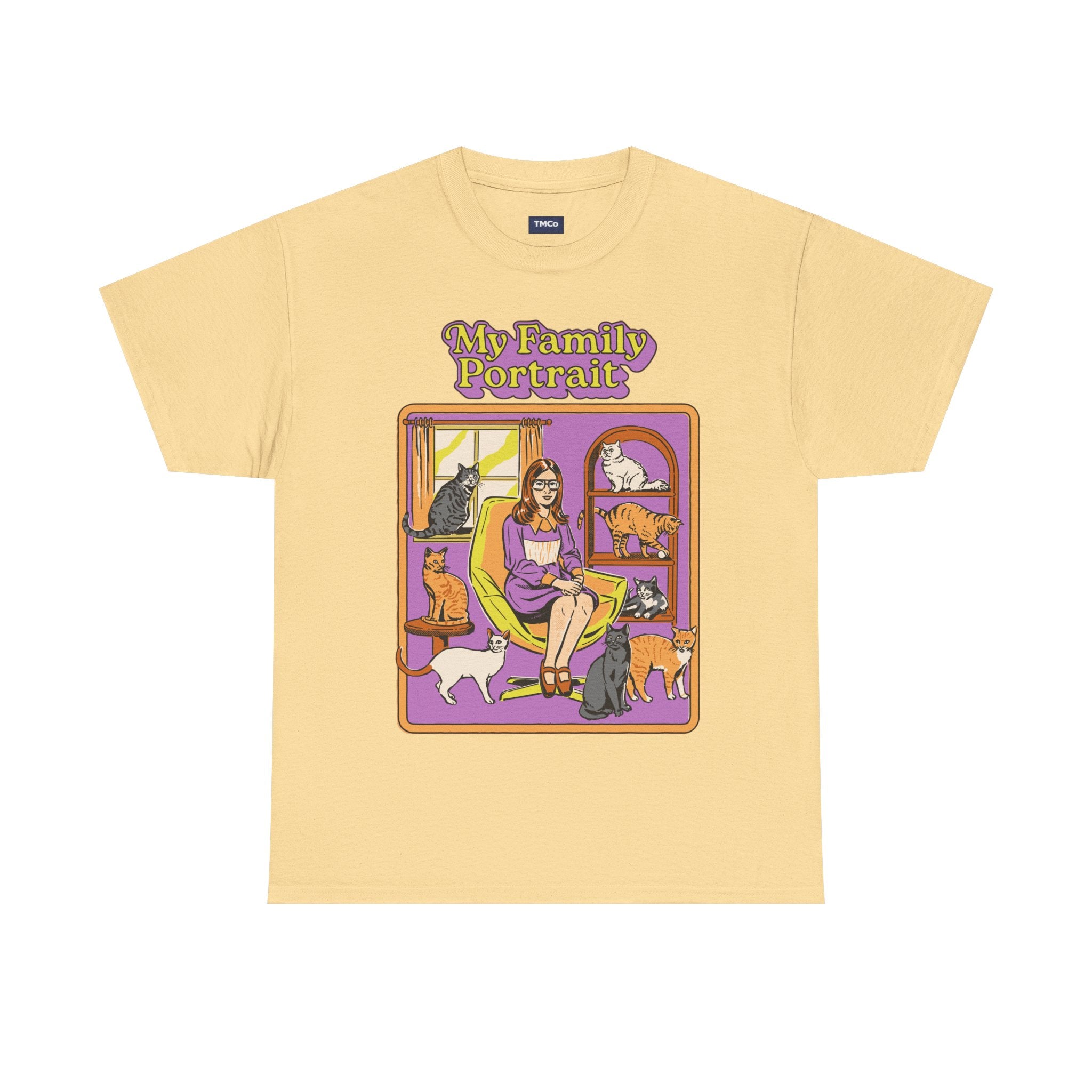 My Family Portrait Tee — Cute Retro Cat Pet Lover T-Shirt