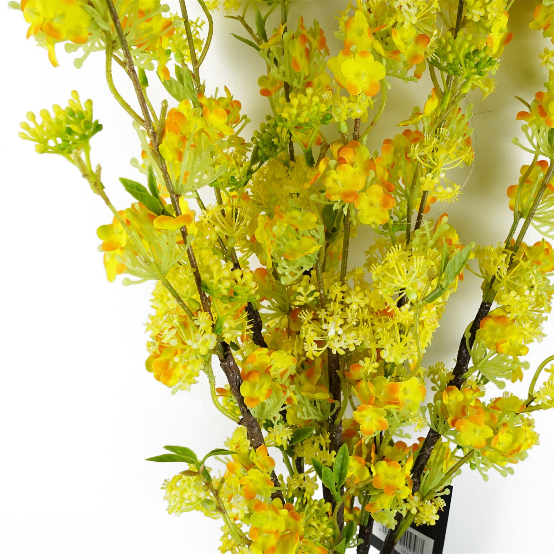 Pack of 6 x 100cm Yellow Blossom Spray Stem-4