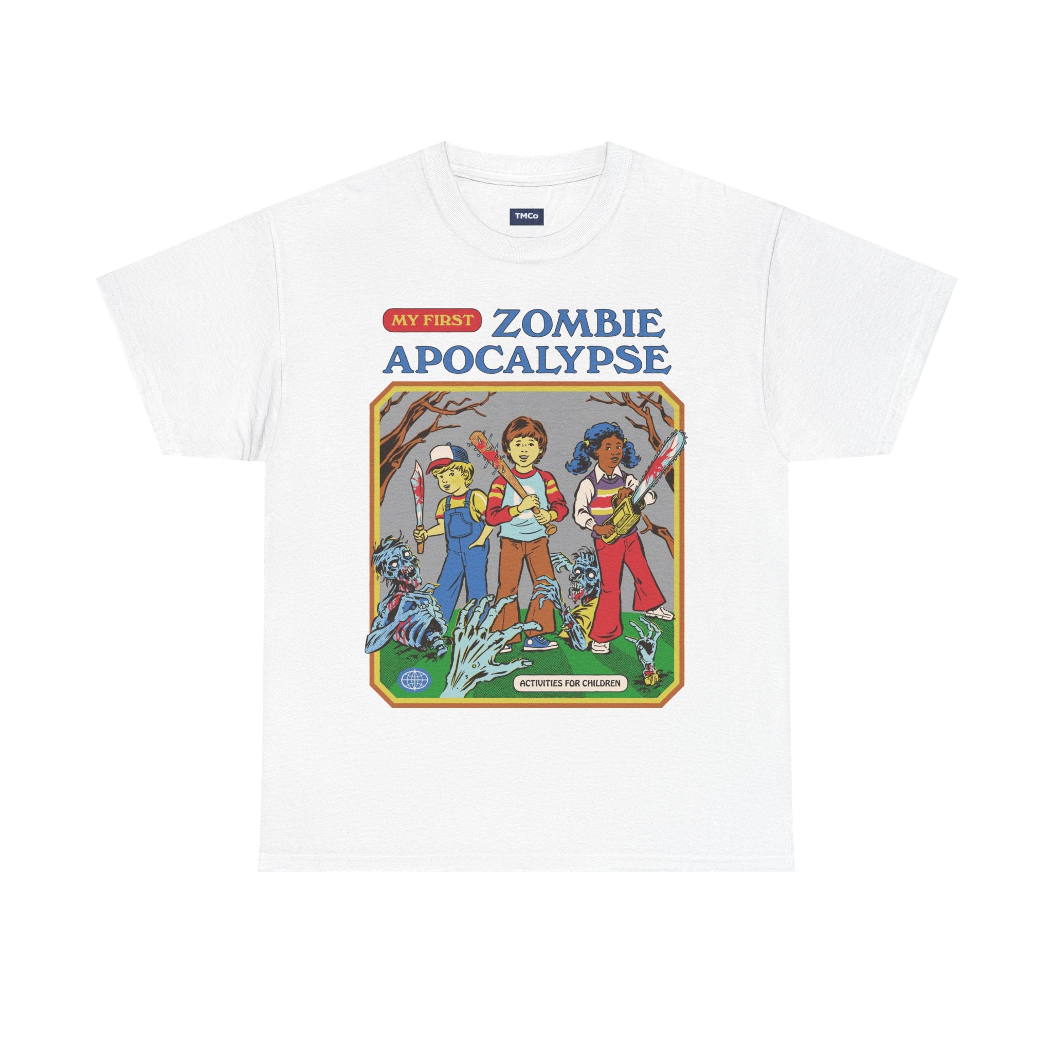 Zombie Apocalypse Tee — My First Zombie Apocalypse Retro Kids Adventure Shirt