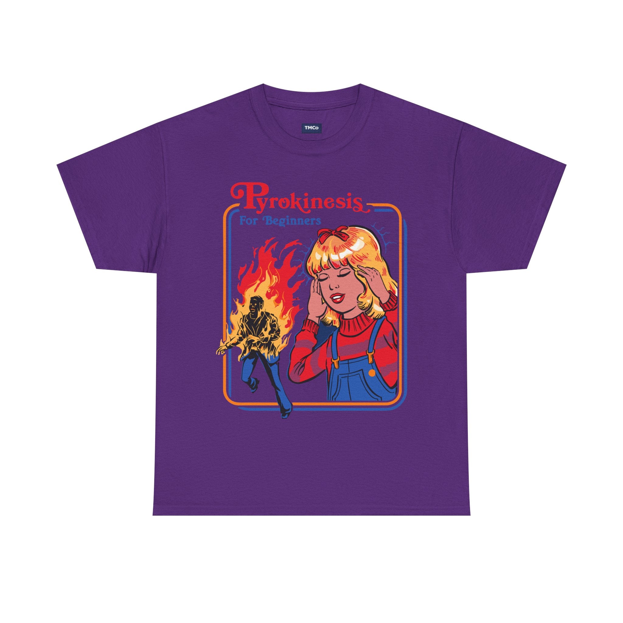 Pyrokinesis Tee — "Pyrokinesis for Beginners" Retro Horror Graphic T-Shirt