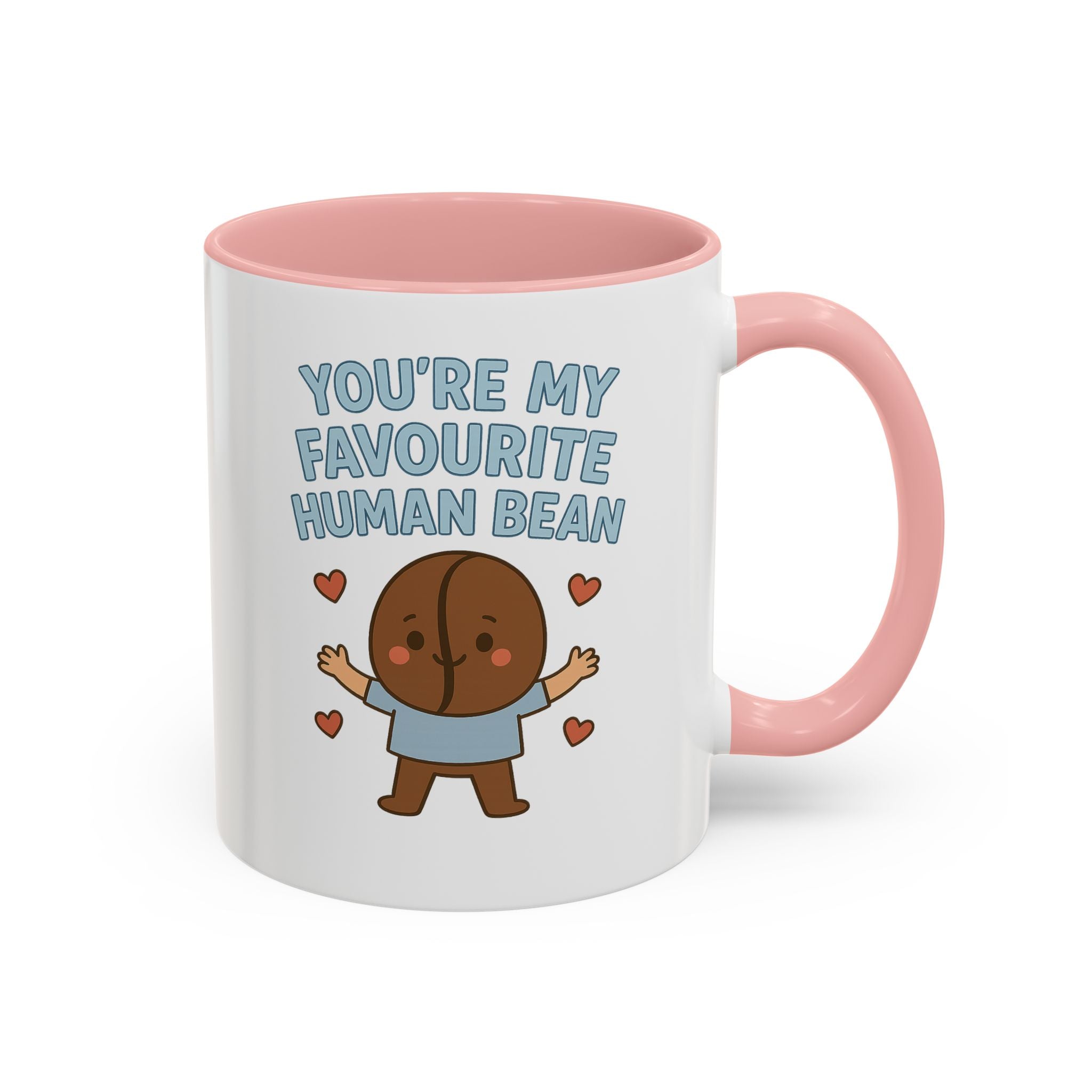 Coffee Mug — "You're My Favourite Human Bean" Cute Coffee Bean Gift