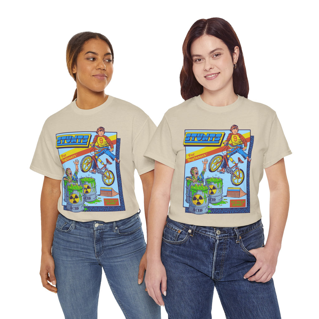 BMX Radioactive Stunt T-Shirt — Retro Bike Graphic Tee