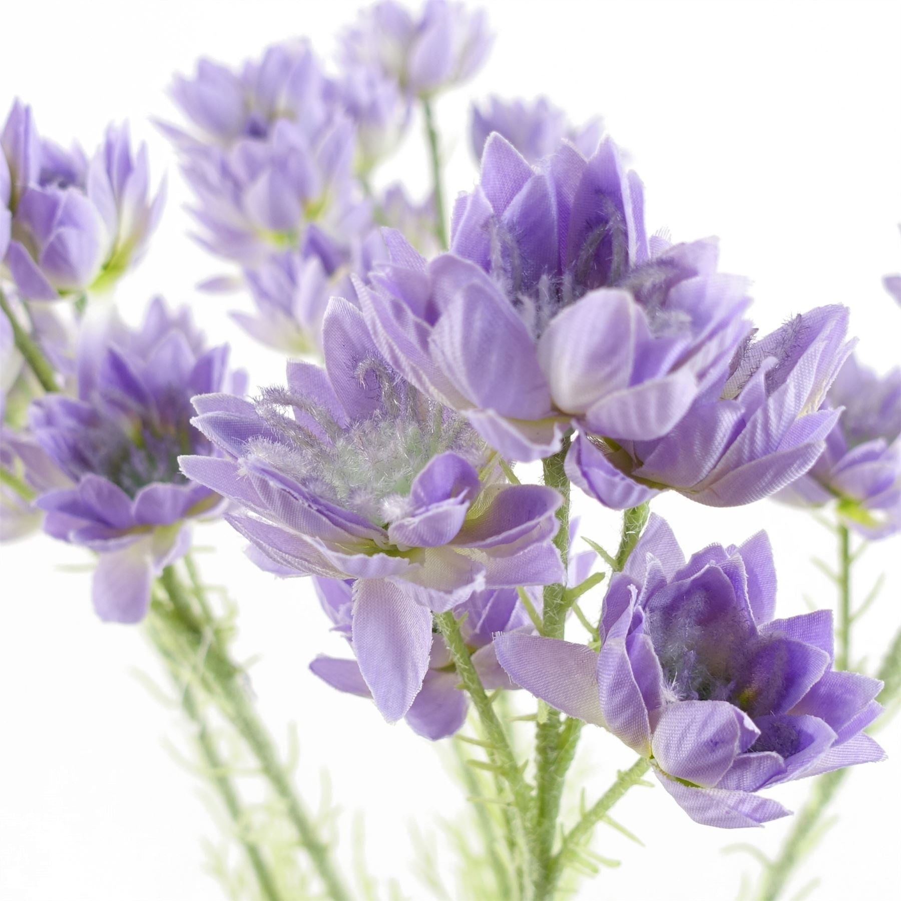 Pack of 6 x Artificial Flowers Purple Starflower Stem - 5 Flowers 60cm-2