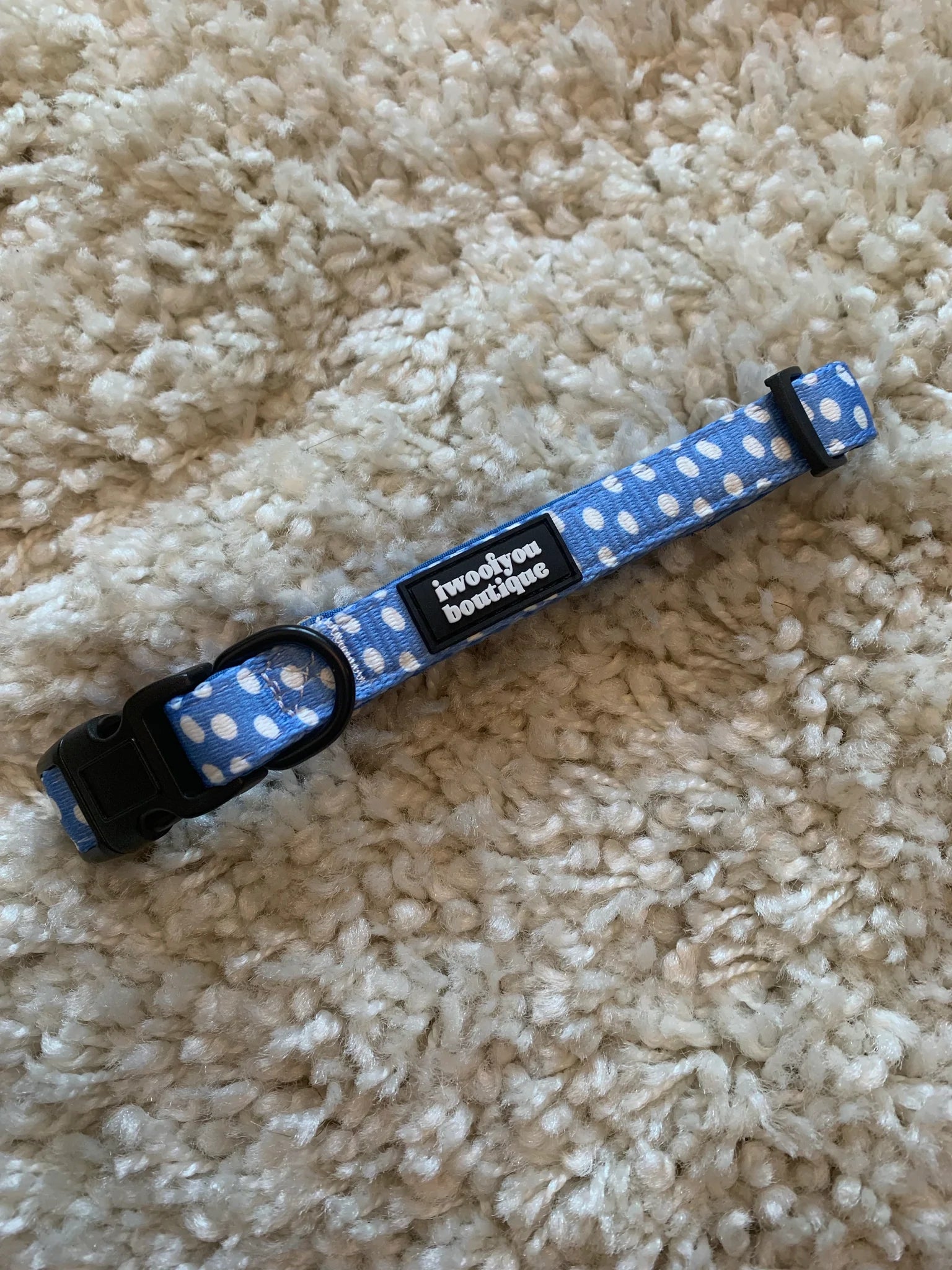 Polka Pups Set (Blue) by iWoofYouBoutique