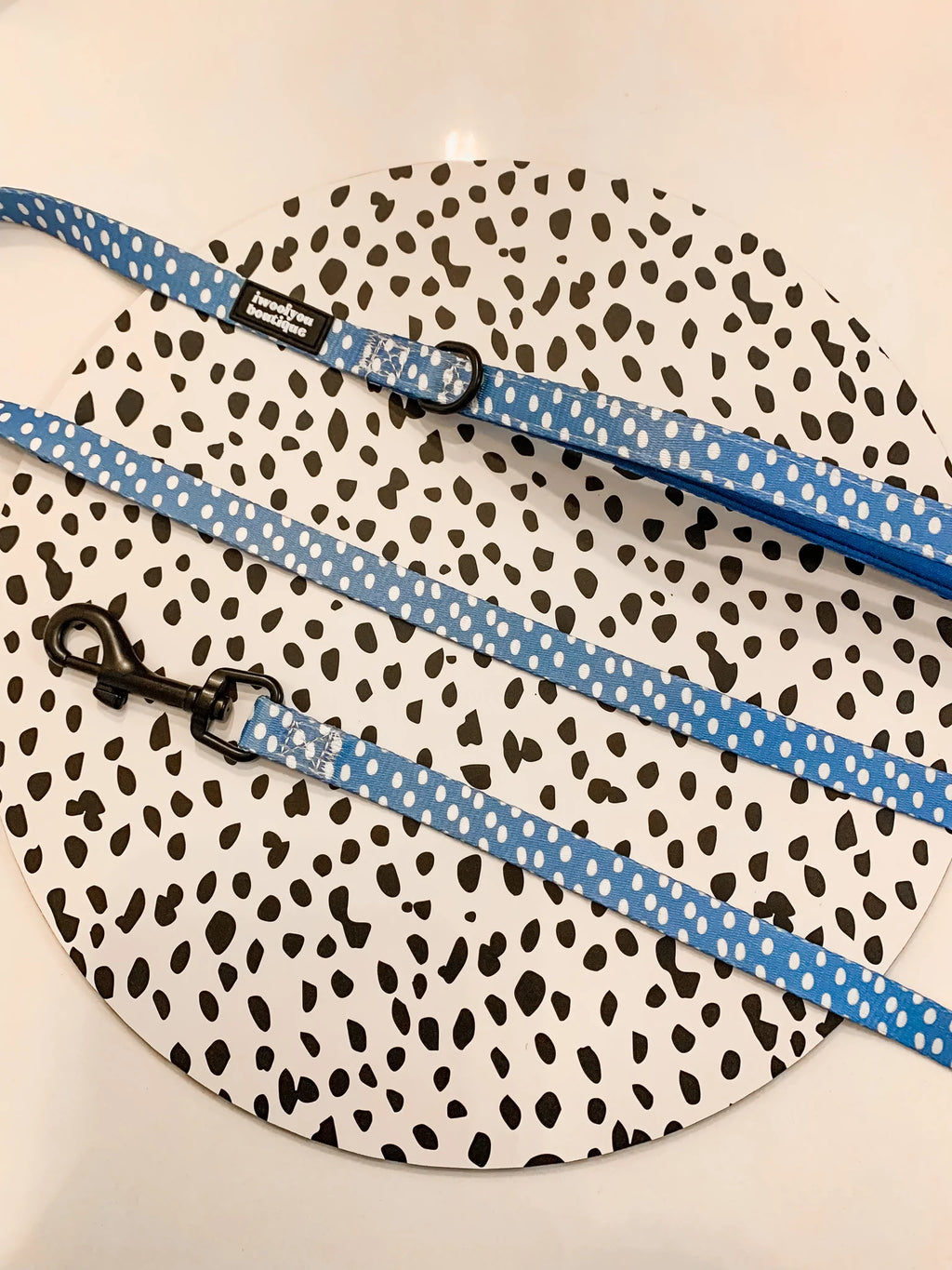 Polka Pups Set (Blue) by iWoofYouBoutique